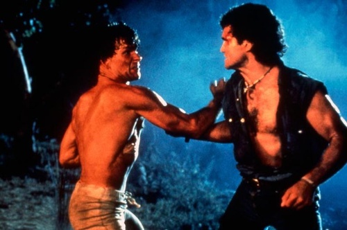 patrick swayze en plein combat
