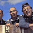 Bourvil, Louis de Funès et Terry Thomas