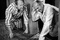 Bourvil et Louis de Funès à l'hôtel