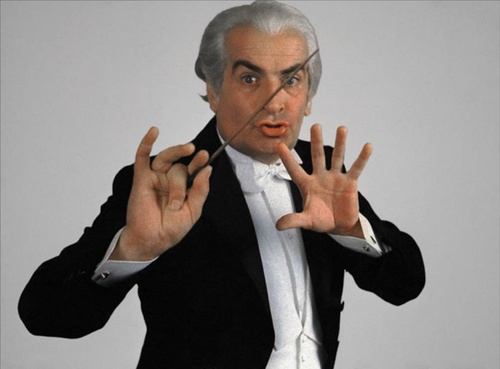 Louis de Funès chef d'orchestre