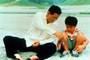 Takeshi Kitano et Kayoko Kishimoto à la plage