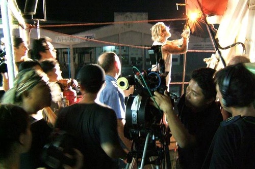 tournage sur le cargo