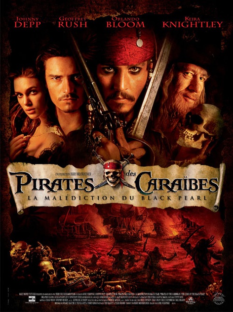 Affiche du film Pirates des Caraïbes : La Malédiction du Black Pearl 