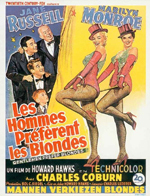 Affiche du film Les hommes préfèrent les blondes
