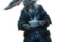 Lapin blanc Tim Burton