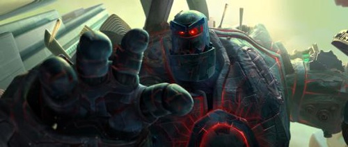 un gros m  chant robot