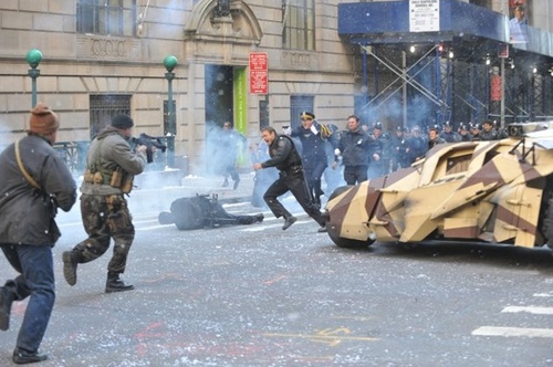 fusillade pour le tournage de Skyfall