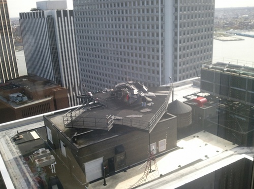 building pour le tournage de Skyfall