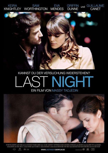Last Night, affiche allemande