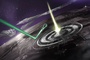 un green lantern en vol