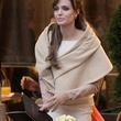 l actrice angelina jolie sur le tournage du film tourist