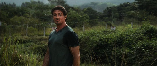 sylvester stallone dans les champs