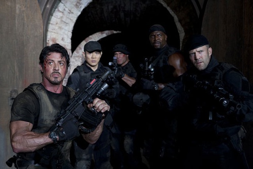 sylvester stallone jet li randy couture terry crews jason statham
