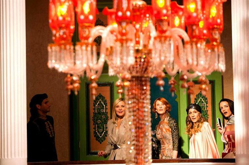 kim cattrall cynthia nixon sarah jessica parker kristin davis arrivant a l hotel