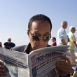 François Berléand lit le journal
