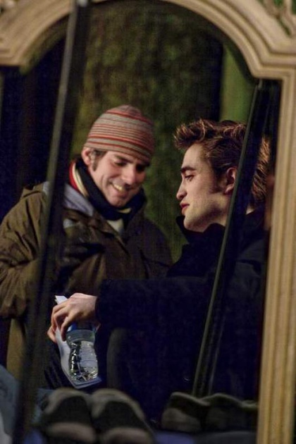 chris weitz robert pattinson en tournage