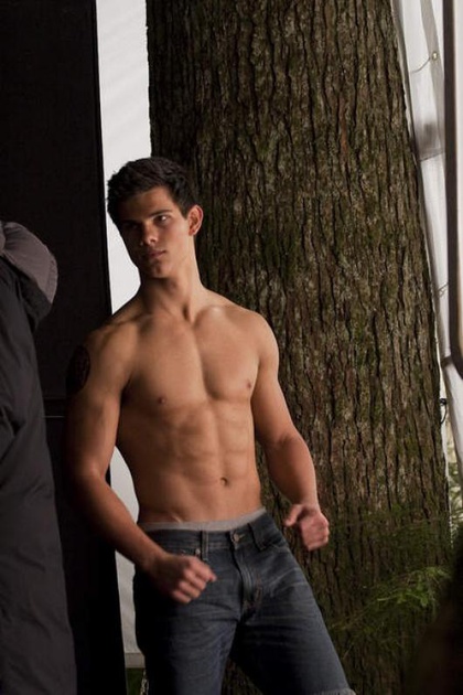 taylor lautner sur le plateau