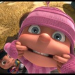 edith faisaint une grimace