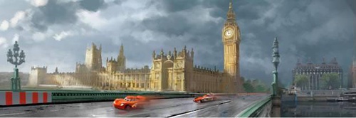 concept art 2 cars 2