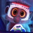 un mignon petit singe