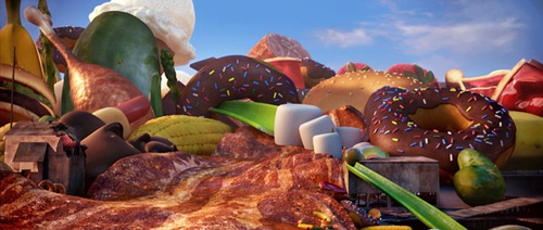 un paysage de nourriture