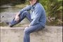 billy ray cyrus devant la riviere