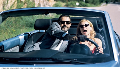 Isabelle Carré et José Garcia en voiture