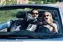 Isabelle Carré et José Garcia en voiture