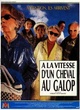 Affiche du film A la vitesse d'un cheval au galop