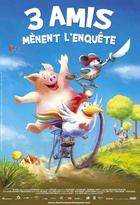 Affiche miniature du film 3 amis mènent l'enquête