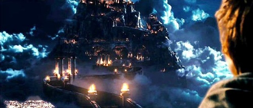 percy jackson découvrant le mont olympe