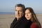alain chabat et mathilde seigner a la plage
