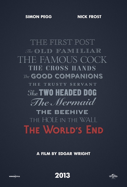 Affiche du film The World's End 