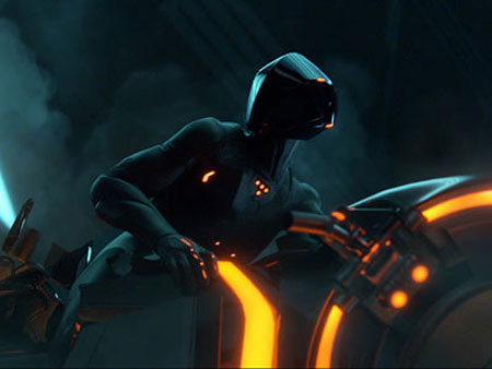 un conducteur de moto