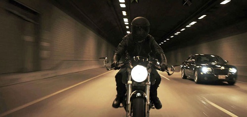 un motard