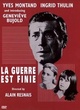 Affiche du film La guerre est finie