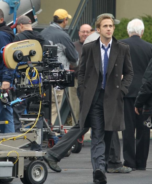 tournage avec ryan gosling