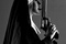 lindsay lohan noir et blanc