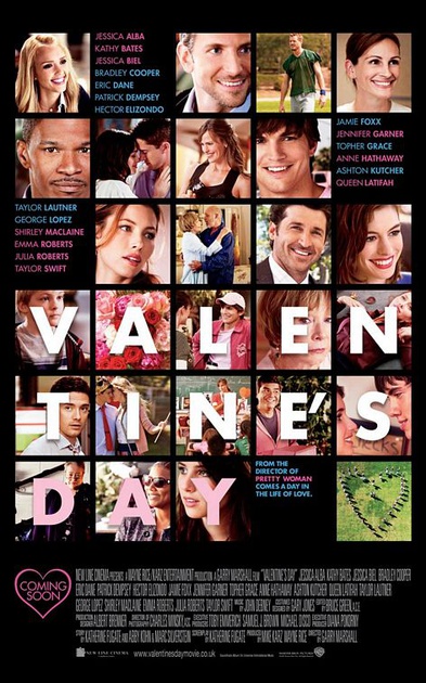 seconde nouvelle affiche du film valentine's day