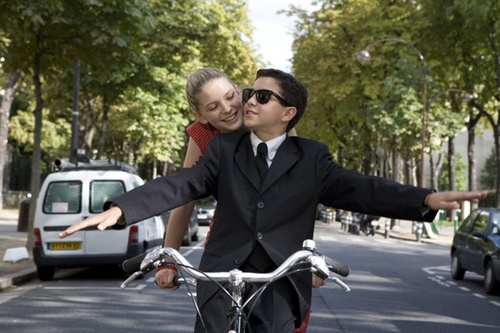 Samy Seghir à vélo