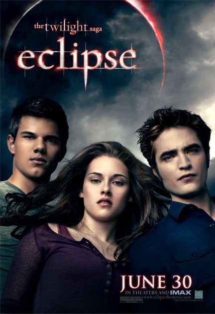 eclipse poster taylor lautner   kristen stewart   robert pattinson