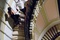matt damon emily blunt dans l escalier