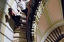 matt damon emily blunt dans l escalier