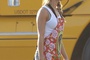 Rosie Huntington Whiteley sur le tournage