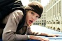 angelina jolie sur un train