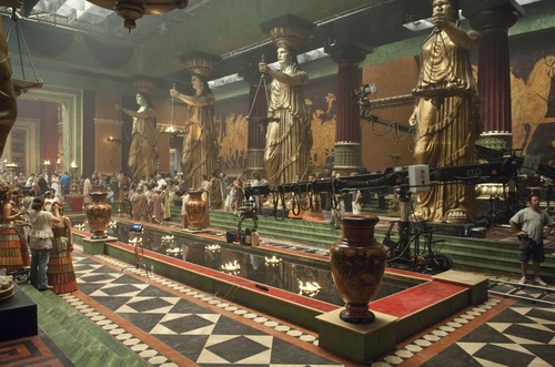 photo du tournage du film le choc des titans