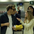 Stephen Dorff et Elle Fanning rient