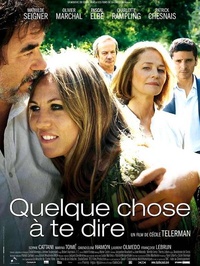 Quelque chose à te dire avec Mathilde Seigner : l'affiche