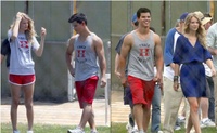 Taylor Lautner : tournage de Valentine's day
