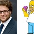 Seth Rogen et Homer Simpson...